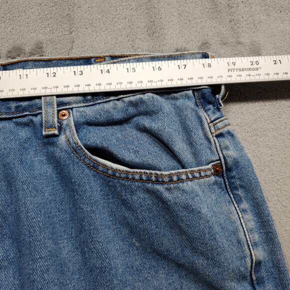 LEVI STRAUSS & CO 560 Jeans Blue Comfort Fit Straight Leg Denim Men Sz 38 x 30 - Picture 10 of 11
